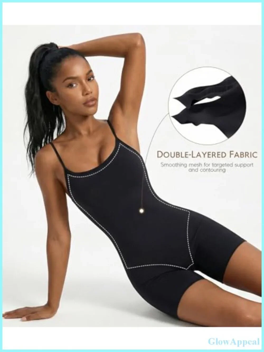 Seamless Tummy Control Jumpsuit Romper for Women Workout Gym